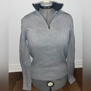 INC International Concepts 1/4-zip sweater - size medium